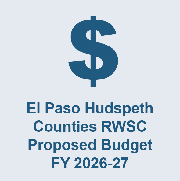 EP Hudspeth Counties RWSC Proposed Budget